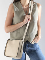 Sac Bandoulire Foudre Cuir Etrier Beige foudre EFOD087S-vue-porte