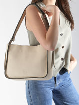 Sac Port paule Foudre Cuir Etrier Beige foudre EFOD087M-vue-porte