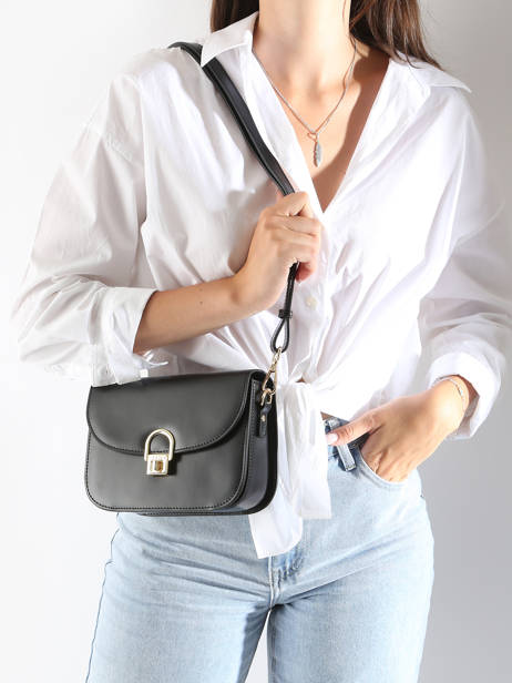 Shoulder Bag M Altair Leather Etrier Black altair EALA081M other view 1